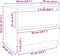 vidaXL - Nachtkastje - 50x39x43,5 - cm - bewerkt - hout - grijs - sonoma - eikenkleur
