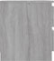 vidaXL - Nachtkastje - 50x39x43,5 - cm - bewerkt - hout - grijs - sonoma - eikenkleur
