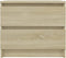 vidaXL - Nachtkastje - 50x39x43,5 - cm - bewerkt - hout - sonoma - eikenkleurig
