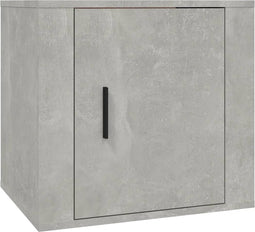 vidaXL - Nachtkastje - 50x39x47 - cm - betongrijs