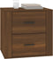 vidaXL - Nachtkastje - 50x39x47 - cm - bruin - eikenkleur