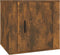 vidaXL - Nachtkastje - 50x39x47 - cm - gerookt - eikenkleurig
