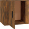 vidaXL - Nachtkastje - 50x39x47 - cm - gerookt - eikenkleurig