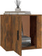vidaXL - Nachtkastje - 50x39x47 - cm - gerookt - eikenkleurig