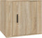 vidaXL - Nachtkastje - 50x39x47 - cm - sonoma - eikenkleurig