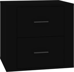 vidaXL - Nachtkastje - 50x39x47 - cm - zwart