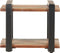 vidaXL - Nachtkastje - 50x40x40 - cm - massief - gerecycled - hout