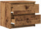 vidaXL - Nachtkastje - 50x40x43.5 - cm - bewerkt - hout - oud - houtkleurig