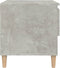 vidaXL - Nachtkastje - 50x46x50 - cm - bewerkt - hout - betongrijs