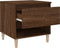 vidaXL - Nachtkastje - 50x46x50 - cm - bewerkt - hout - bruin - eikenkleur