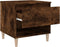 vidaXL - Nachtkastje - 50x46x50 - cm - bewerkt - hout - gerookt - eikenkleurig