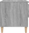 vidaXL - Nachtkastje - 50x46x50 - cm - bewerkt - hout - grijs - sonoma - eikenkleur