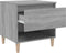 vidaXL - Nachtkastje - 50x46x50 - cm - bewerkt - hout - grijs - sonoma - eikenkleur