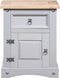 vidaXL - Nachtkastje - 53x39x67 - cm - Mexicaans - grenenhout - Corona-stijl - grijs