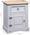 vidaXL - Nachtkastje - 53x39x67 - cm - Mexicaans - grenenhout - Corona-stijl - grijs