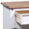 vidaXL - Nachtkastje - 53x39x67 - cm - Mexicaans - grenenhout - Corona-stijl - wit
