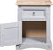 vidaXL - Nachtkastje - 53x39x67 - cm - Mexicaans - grenenhout - Corona-stijl - grijs