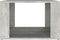 vidaXL - Nachtkastje - 57x55x36 - cm - bewerkt - hout - betongrijs