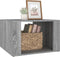 vidaXL - Nachtkastje - 57x55x36 - cm - bewerkt - hout - grijs - sonoma - eikenkleurig