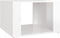 vidaXL - Nachtkastje - 57x55x36 - cm - bewerkt - hout - hoogglans - wit