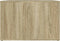vidaXL - Nachtkastje - 57x55x36 - cm - bewerkt - hout - sonoma - eikenkleurig