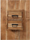 vidaXL - Nachtkastje - 60x32x80 - cm - massief - acaciahout