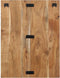 vidaXL - Nachtkastje - 60x32x80 - cm - massief - acaciahout