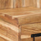 vidaXL - Nachtkastje - 60x32x80 - cm - massief - acaciahout