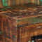 vidaXL - Nachtkastje - 60x32x80 - cm - massief - gerecycled - hout - meerkleurig