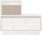 vidaXL - Nachtkastje - 60x34x51 - cm - massief - grenenhout - wit