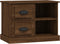 vidaXL - Nachtkastje - 60x35,5x45 - cm - bruin - eikenkleur