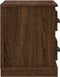 vidaXL - Nachtkastje - 60x35,5x45 - cm - bruin - eikenkleur