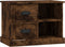 vidaXL - Nachtkastje - 60x35,5x45 - cm - gerookt - eikenkleurig