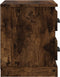 vidaXL - Nachtkastje - 60x35,5x45 - cm - gerookt - eikenkleurig