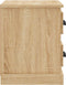 vidaXL - Nachtkastje - 60x35,5x45 - cm - sonoma - eikenkleurig