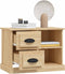 vidaXL - Nachtkastje - 60x35,5x45 - cm - sonoma - eikenkleurig