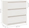 vidaXL - Nachtkastje - 60x36x64 - cm - massief - grenenhout - wit