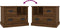 vidaXL - Nachtkastje - 60x39x45 - cm - bruin - eikenkleur
