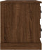 vidaXL - Nachtkastje - 60x39x45 - cm - bruin - eikenkleur