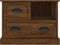 vidaXL - Nachtkastje - 60x39x45 - cm - bruin - eikenkleur