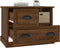 vidaXL - Nachtkastje - 60x39x45 - cm - bruin - eikenkleur