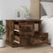 vidaXL - Nachtkastje - 60x39x45 - cm - gerookt - eikenkleurig