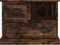 vidaXL - Nachtkastje - 60x39x45 - cm - gerookt - eikenkleurig