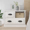 vidaXL - Nachtkastje - 60x39x45 - cm - hoogglans - wit