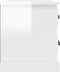 vidaXL - Nachtkastje - 60x39x45 - cm - hoogglans - wit