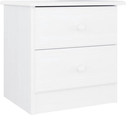 vidaXL - Nachtkastje - ALTA - 41x35x41 - cm - massief - grenenhout - wit