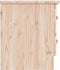vidaXL - Nachtkastje - ALTA - 41x35x41 - cm - massief - grenenhout