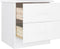 vidaXL - Nachtkastje - ALTA - 41x35x41 - cm - massief - grenenhout - wit