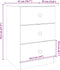 vidaXL - Nachtkastje - ALTA - 41x35x55,5 - cm - massief - grenenhout - wit