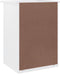 vidaXL - Nachtkastje - ALTA - 41x35x55,5 - cm - massief - grenenhout - wit